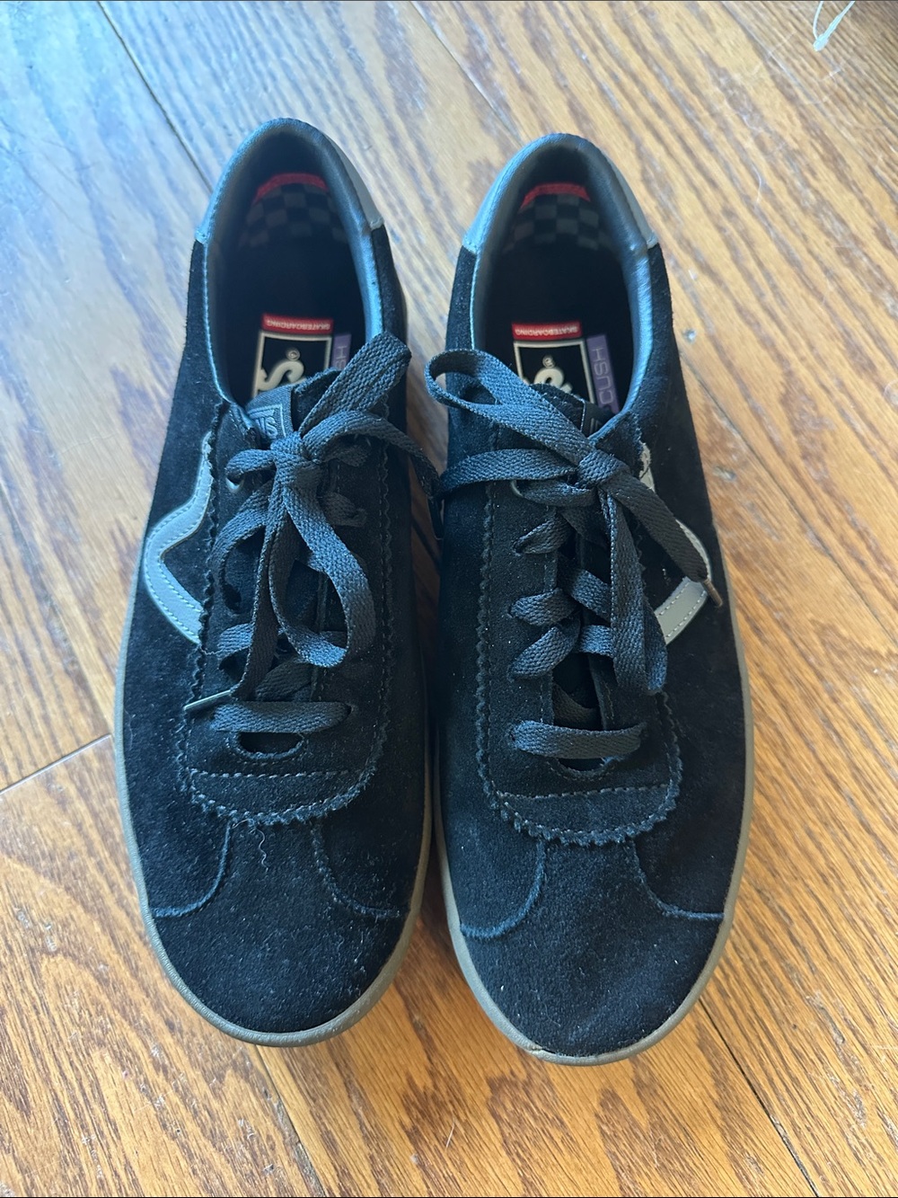Like new black vans men’s 7.5 shoes